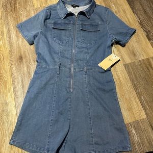 Blashe women’s denim romper - New